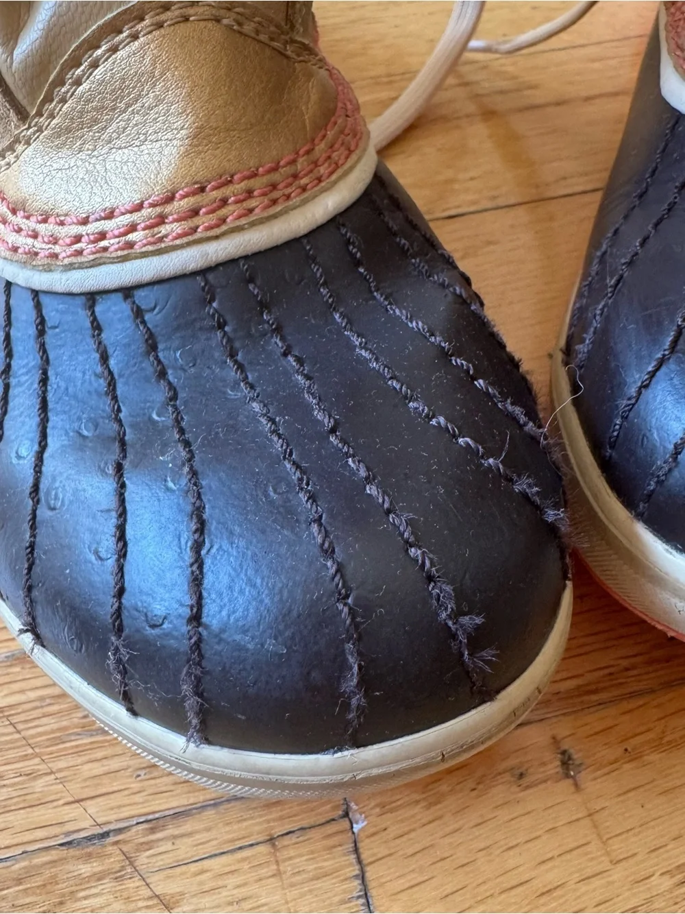 Sorel Kids Black and Gold Faux-Fur Winter Boots